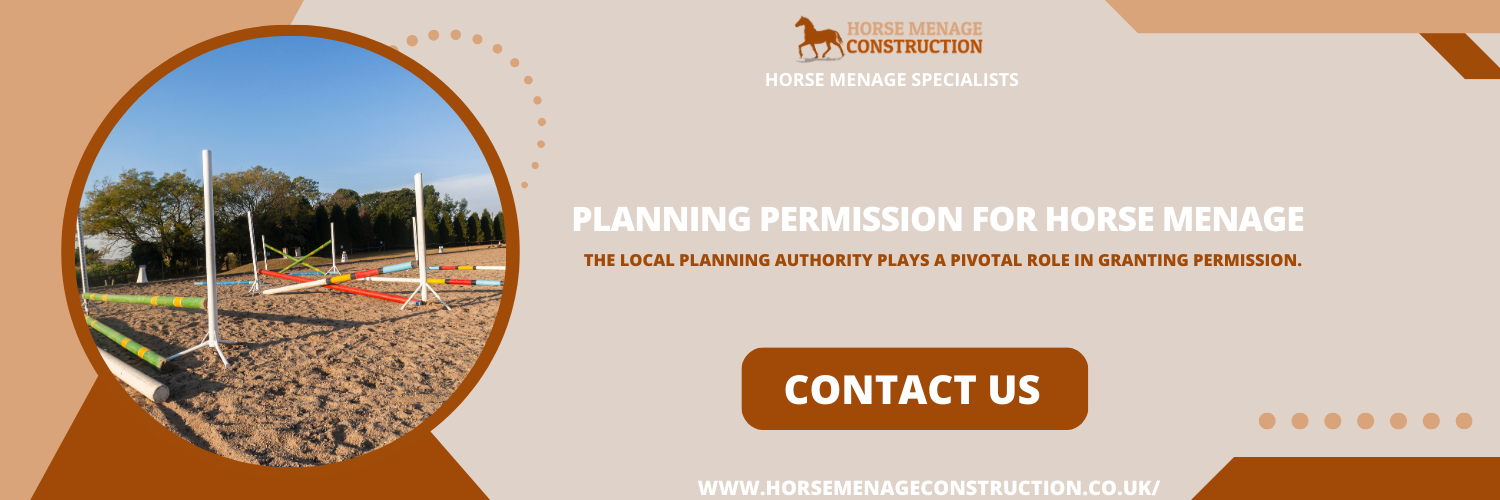 planning permission for horse menage